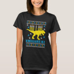 Menorasaurus Rex Trex Menorah Ugly Hanukkah T-shirt<br><div class="desc">Menorasaurus Rex Trex Menorah Ugly Hanukkah Chanukkah Gift Shirt</div>