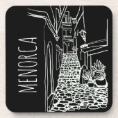 Menorca Bier Onderzetter (Voorkant)