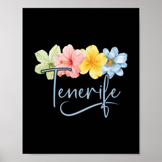 Menorca Bloemen Spanje Learic Eilanden Bloemrijke Poster (Voorkant)