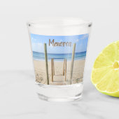 Menorca Boardwalk naar het strand Shot Glas (Voorkant)