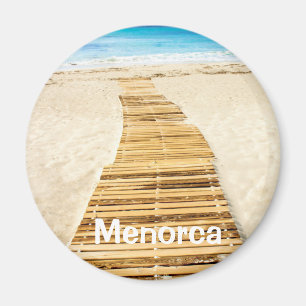 Menorca Boardwalk naar het Zee Souvenir Magnet