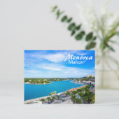 Menorca Haven van Mahon Briefkaart (Staand voorkant)