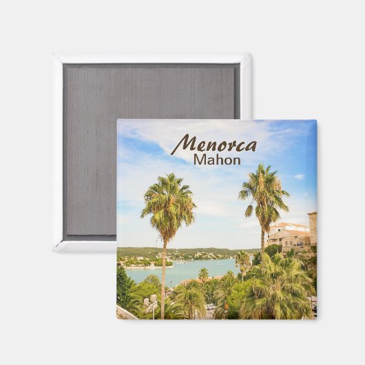 Menorca Mahon Souvenir Magnet (Voorkant / Achterkant)