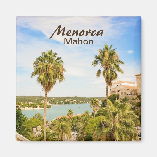 Menorca Mahon Souvenir Magnet (Voorkant)