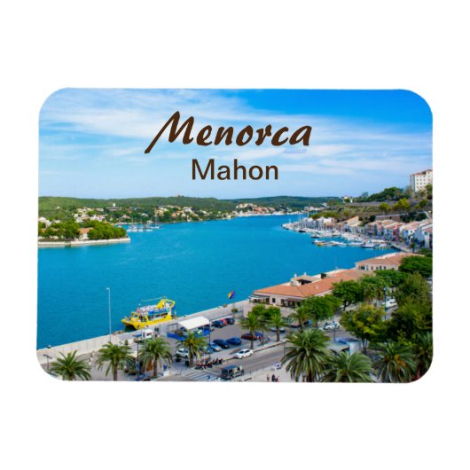 Menorca Port van Mahon Souvenir Magneet (Horizontaal)