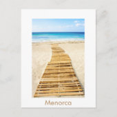 Menorca Santo Tomas Beach Briefkaart (Voorkant)