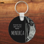 Menorca Sleutelhanger (Achterkant)