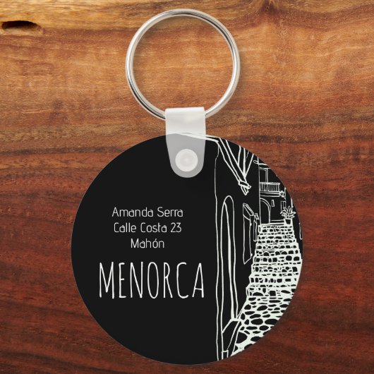 Menorca Sleutelhanger (Achterkant)