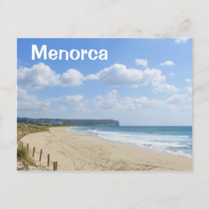 Menorca Son Bou Beach Briefkaart