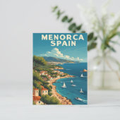 Menorca Spanje Briefkaart (Staand voorkant)