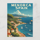 Menorca Spanje Briefkaart (Voorkant)