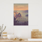 Menorca Spanje Reisposter Poster (Keuken)