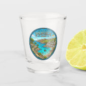 Menorca Spanje Shot Glas (Voorkant)