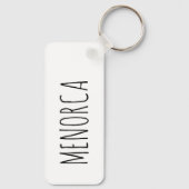 Menorca, Spanje Sleutelhanger (Achterkant)