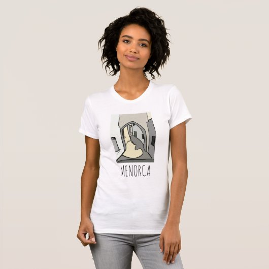 MENORCA, Spanje T-shirt (Voorkant volledig)