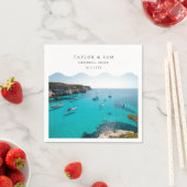 Menorca Spanje Trouwpapier Cocktail servet (Insitu)