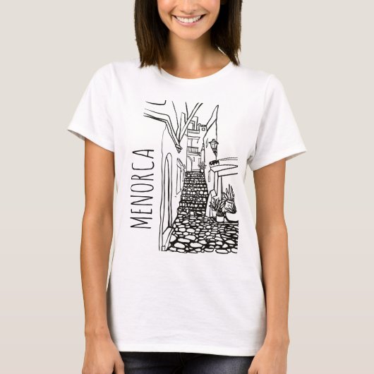 Menorca T-shirt (Voorkant)