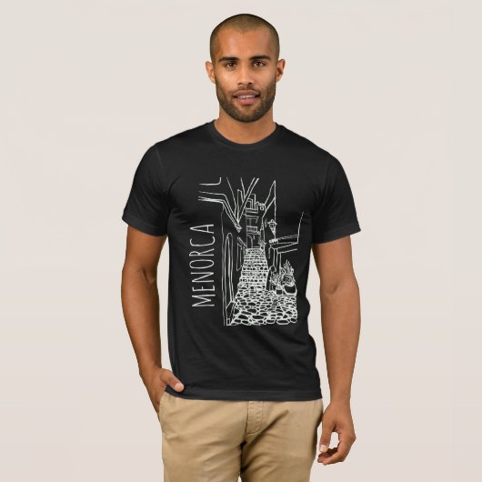 Menorca T-shirt (Voorkant volledig)