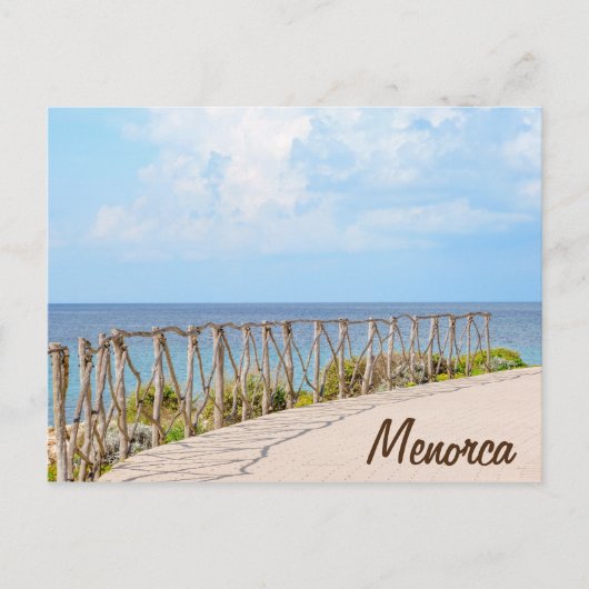 Menorca Traditional Wooden Fence Briefkaart (Voorkant)