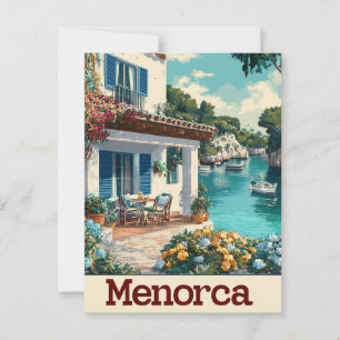 Menorca vintage briefkaart
