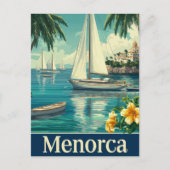 Menorca vintage  briefkaart (Voorkant)