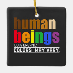 Mens 100% Biologische Kleuren Kunnen Variëren LGBT Keramisch Ornament