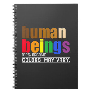 Mens 100% Biologische Kleuren Kunnen Variëren LGBT Notitieboek