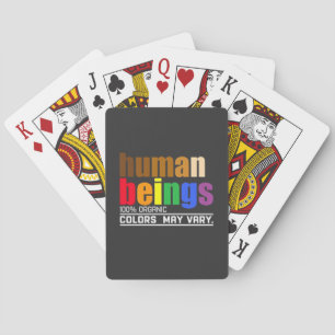 Mens 100% organische kleuren kunnen variëren LGBT Pokerkaarten