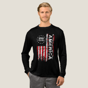 Mens 250 Jaar Amerika Tri-Blend Shirt