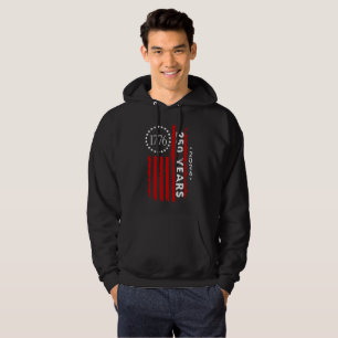 Mens 250th verjaardag Amerika Hoodie