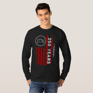 Mens 250th verjaardag Amerika T-shirt
