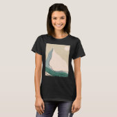 Mens Abstract Mountains Landscape Nature Sky Minim T-shirt (Voorkant volledig)