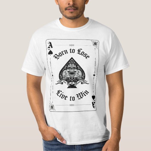 Men's Ace of Spades shirt (Voorkant)