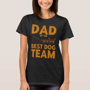 Mens Alaska Husky sleeën slee hond rennen hond sle T-shirt