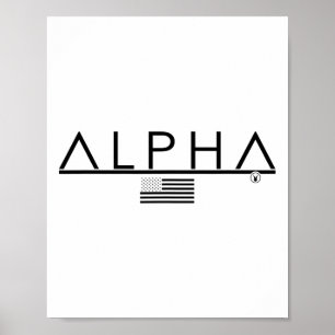 Mens Alpha Gym Konijn Workout Bodybuilding Fitness Poster
