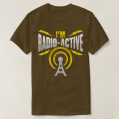 Mens Amateur Radio Im radioactive Design for Ham R T-shirt (Design voorkant)