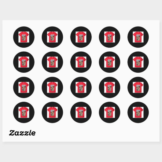 Mens Amazing  Ronde Sticker (Vel)