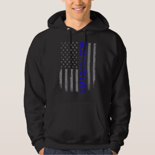 Mens American Flag Dad For Father's Day Best Pop Hoodie