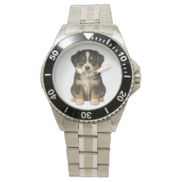 Men's Australian Shepherd SS Bracelet Watch Horloge