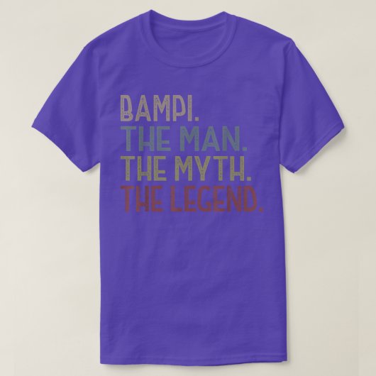 Mens Bampi Tee from Grandchildren Funny Bampi Myt T-shirt (Design voorkant)