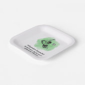 Men's Baseball Hitting 50th Birthday Papieren Bordje (Gebogen)