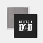 Mens Baseball Vader - Trots Baseball Vader - Vader Magneet (Voorkant / Achterkant)