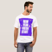 Men's Basic new year T-Shirt design  (Voorkant volledig)