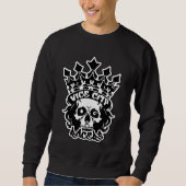 Men's Basic Sweatshirt w/ King Skull Logo (Voorkant)