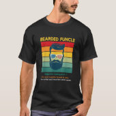 Mens Bearded Funcle uncle gift  T-shirt (Voorkant)