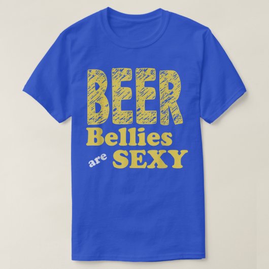 Mens Beer Bellies are Sey Mens Funny Beer Drinking T-shirt (Design voorkant)