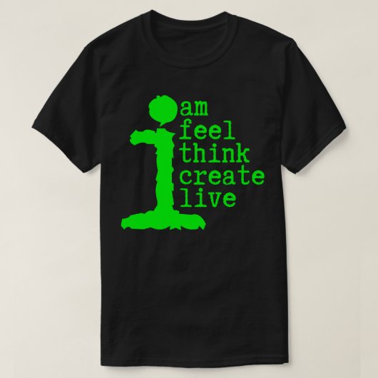 Mens Ben Ik Leven Instructies 1 T-shirt (Design voorkant)