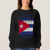 Mens Best Abuelo Ever Cuban Fathers Day Cuba Flag Trui (Voorkant)