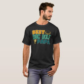 Mens Best Dad By Par Disc Golf T-shirt (Voorkant volledig)