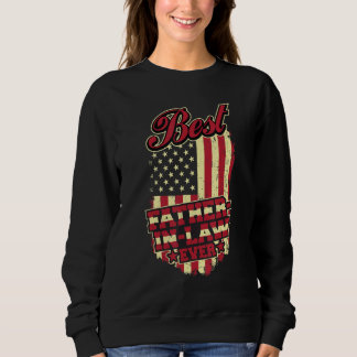 Mens Best Father In Law Ever Patriotic Vintage Ame Trui